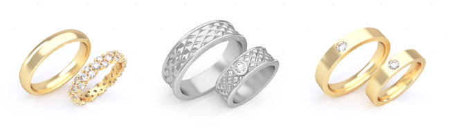 Обручальные кольца на заказ в Glaze Jewelly
