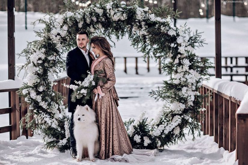 Плюсы и минусы свадьбы зимой